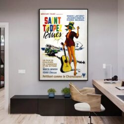 poster saint tropez blues