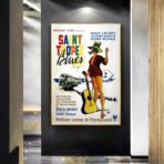 poster saint tropez blues