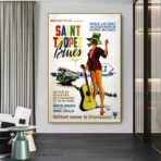poster saint tropez blues