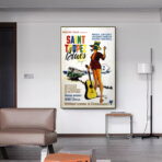 poster saint tropez blues