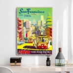 poster san francisco vintage