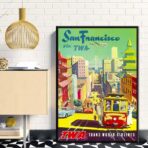poster san francisco vintage