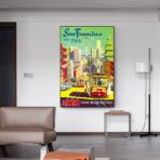 poster san francisco vintage
