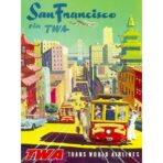 poster san francisco vintage