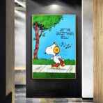 poster snoopy vintage
