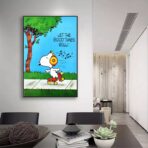 poster snoopy vintage