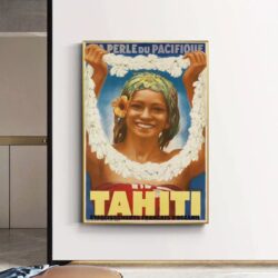 poster tahiti vintage
