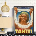 poster tahiti vintage