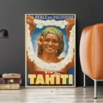 poster tahiti vintage