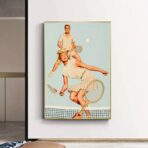 vintage tennis poster 1