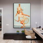 vintage tennis poster 1