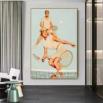 vintage tennis poster 1