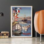 poster toulon vintage