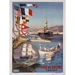 poster toulon vintage