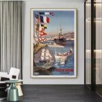 poster toulon vintage