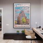 poster toulouse vintage