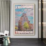poster toulouse vintage