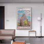 poster toulouse vintage