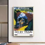 vintage train poster 1