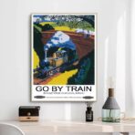 vintage train poster 1