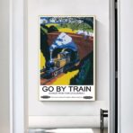vintage train poster 1