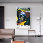 vintage train poster 1