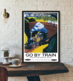 vintage train poster 1