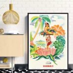 vintage tropical poster