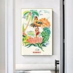 vintage tropical poster