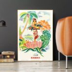 vintage tropical poster