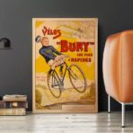 vintage bike poster