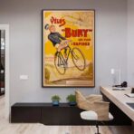 vintage bike poster