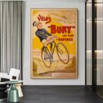 vintage bike poster