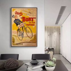 vintage bike poster