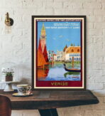 vintage venice poster 1