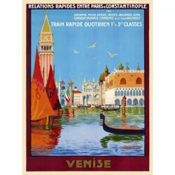 vintage venice poster 1