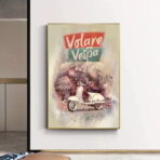 vintage vespa poster