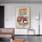 vintage vespa poster