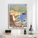 poster villefranche sur mer