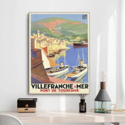 poster villefranche sur mer