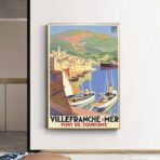 poster villefranche sur mer