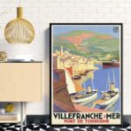 poster villefranche sur mer