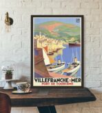 poster villefranche sur mer