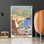 poster villefranche sur mer