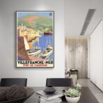 poster villefranche sur mer