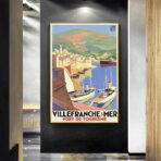 poster villefranche sur mer