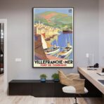 poster villefranche sur mer