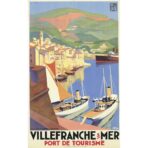poster villefranche sur mer