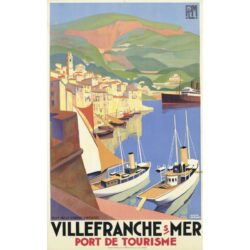 poster villefranche sur mer