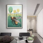 vintage bee poster